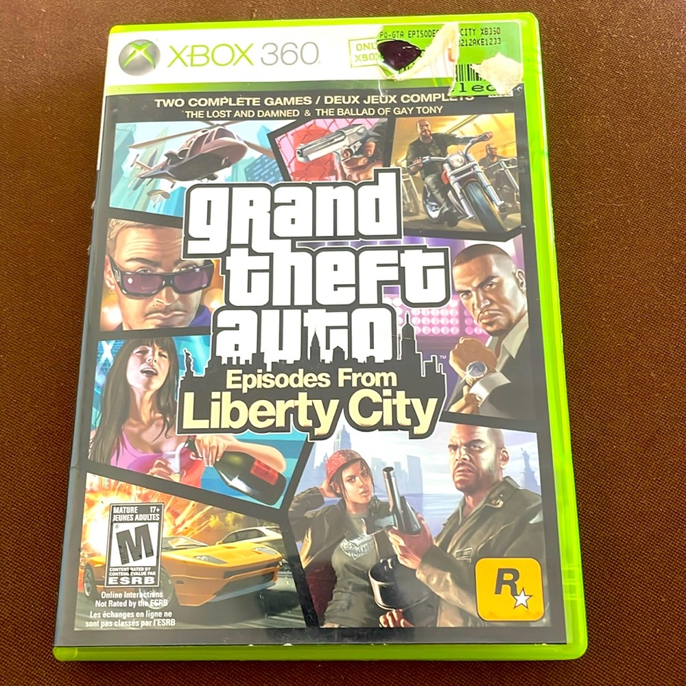 GRAND THEFT AUTO: EPISODES FROM LIBERTY CITY - XBOX 360